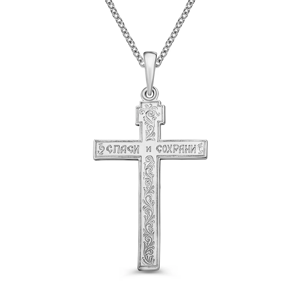 Крестик из серебра 925 пробы
