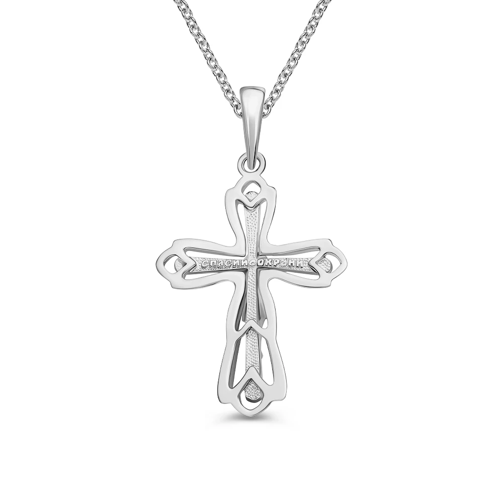 Крестик из серебра 925 пробы