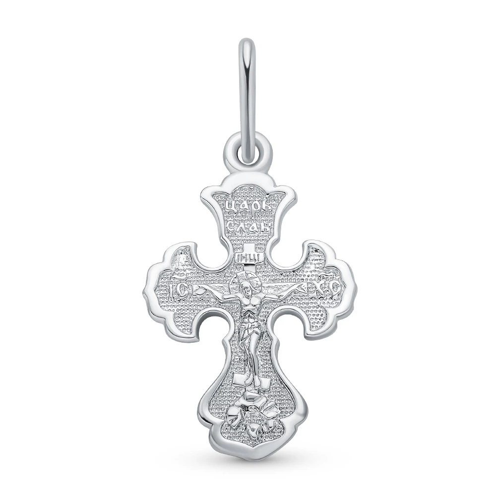 Крестик из серебра 925 пробы 1