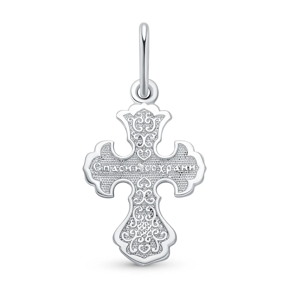 Крестик из серебра 925 пробы 2
