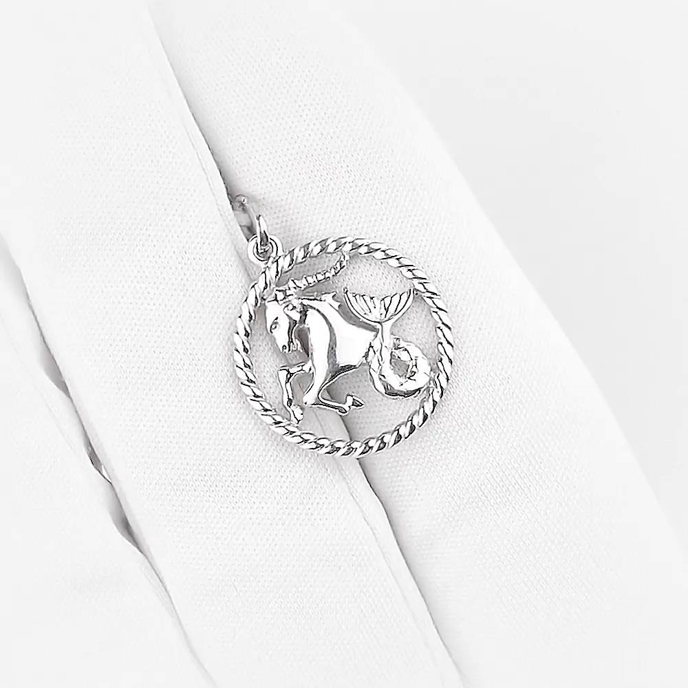 Подвес Козерог из серебра 925 пробы 1