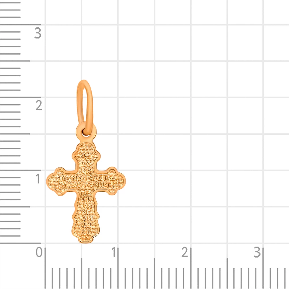 Крестик из серебра 925 пробы 3
