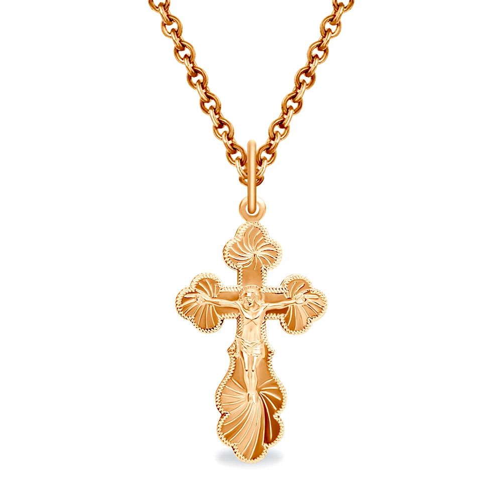Крестик из серебра 925 пробы 1