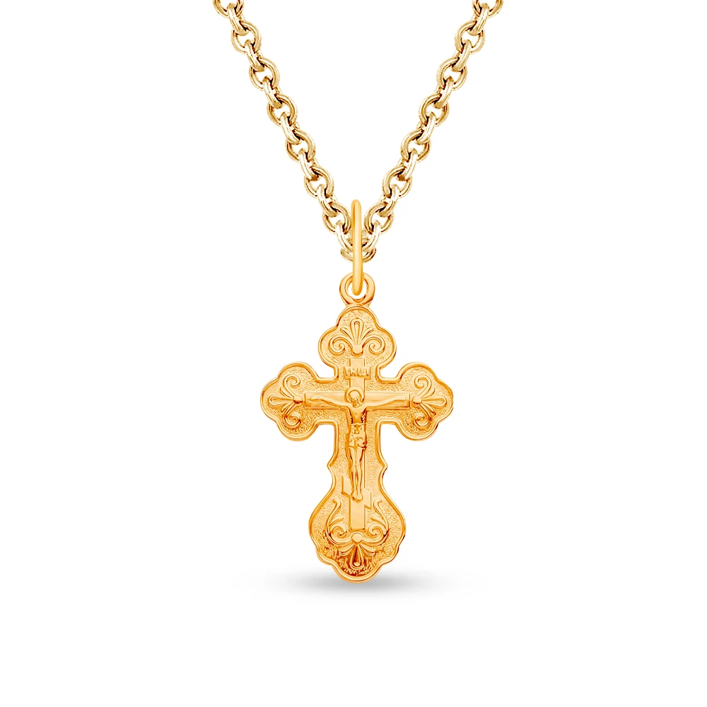 Крестик из серебра 925 пробы 1