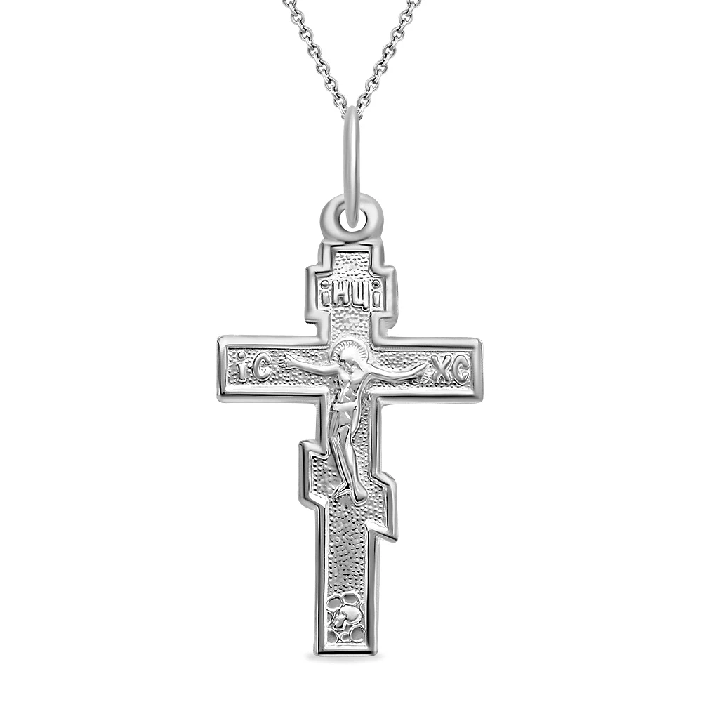 Крестик из серебра 925 пробы 1