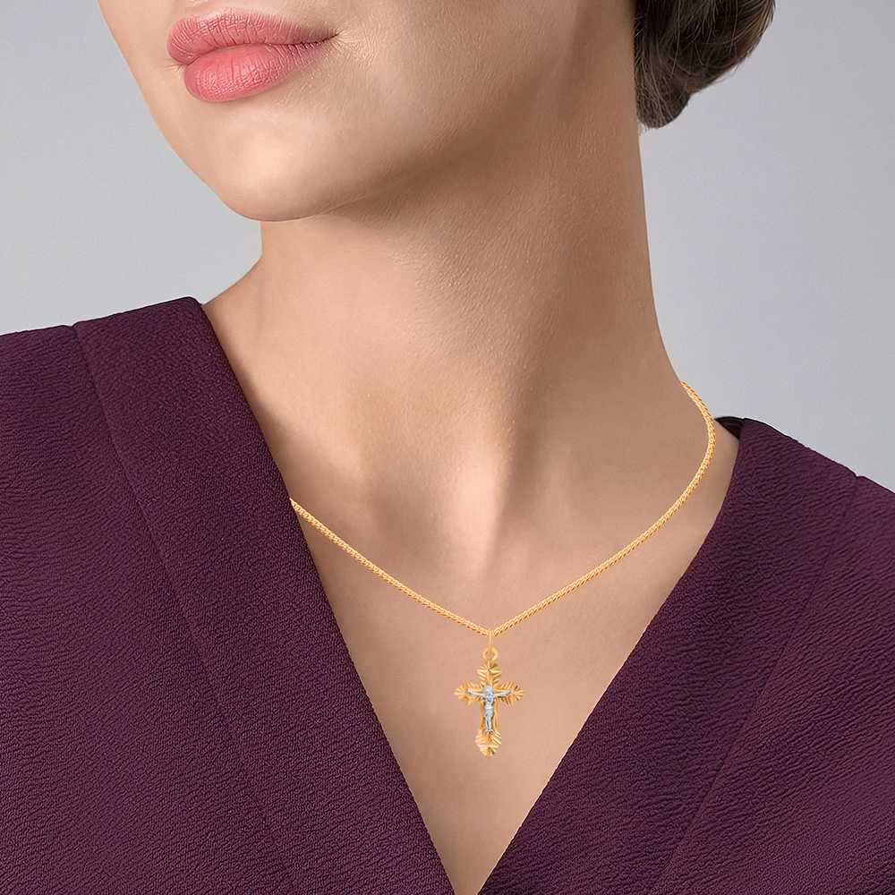 Крестик из серебра 925 пробы 4