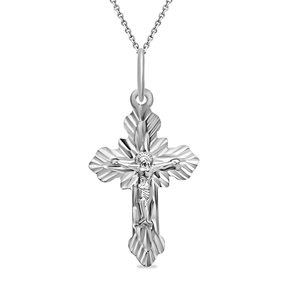 Крестик из серебра 925 пробы 1