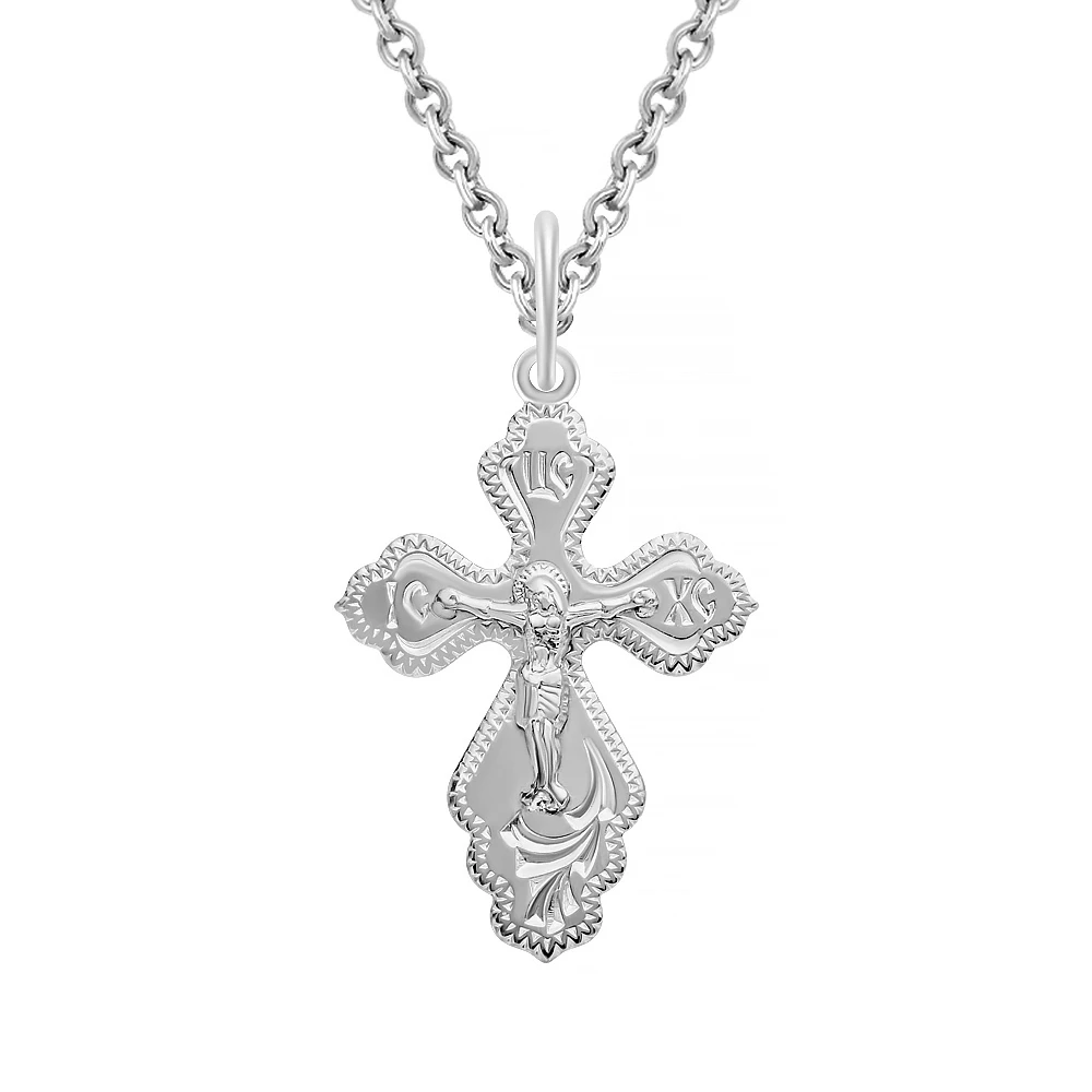 Крестик из серебра 925 пробы 1