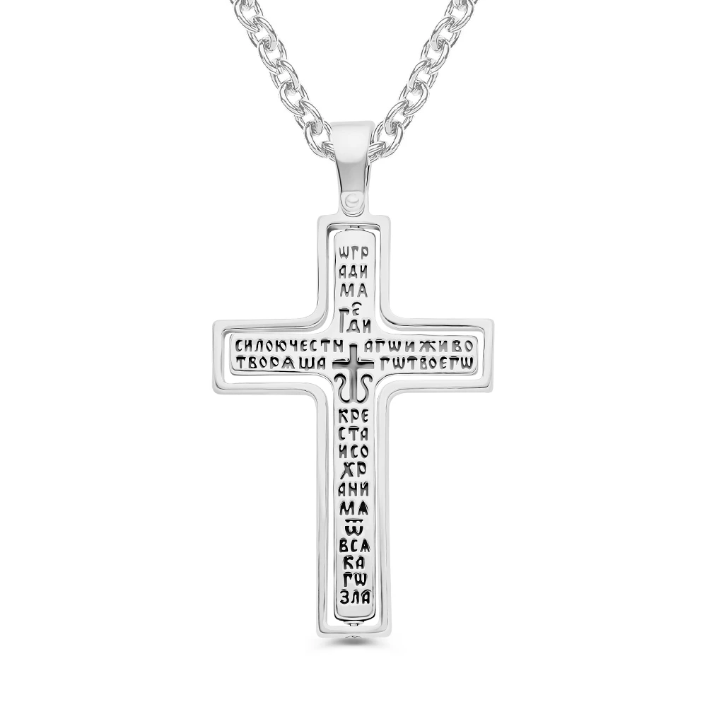 Крестик из серебра 925 пробы