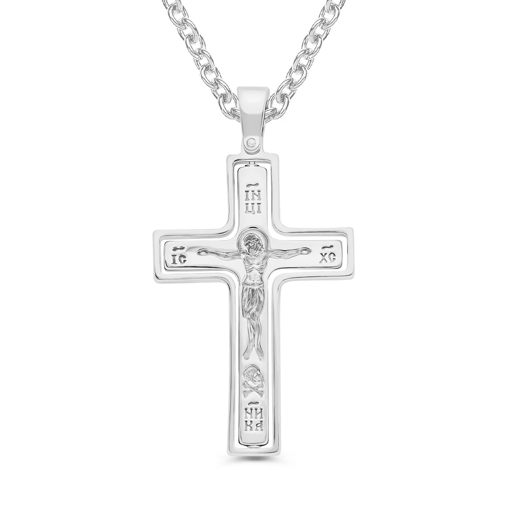 Крестик из серебра 925 пробы