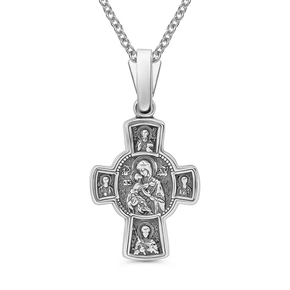 Крестик из серебра 925 пробы
