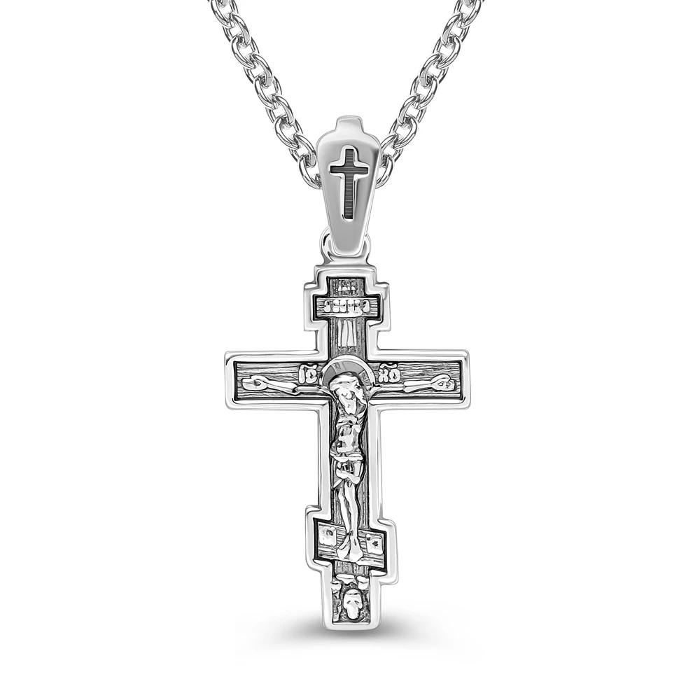 Крестик из серебра 925 пробы