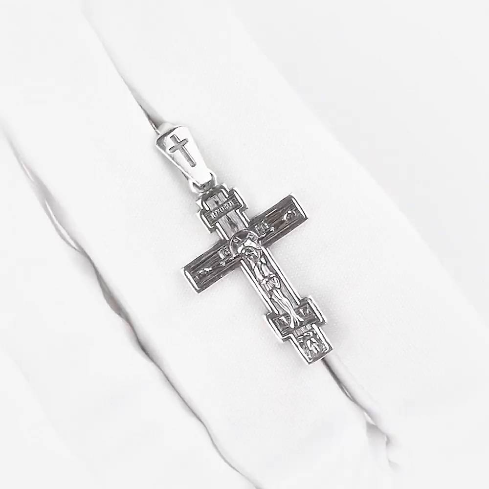 Крестик из серебра 925 пробы 1