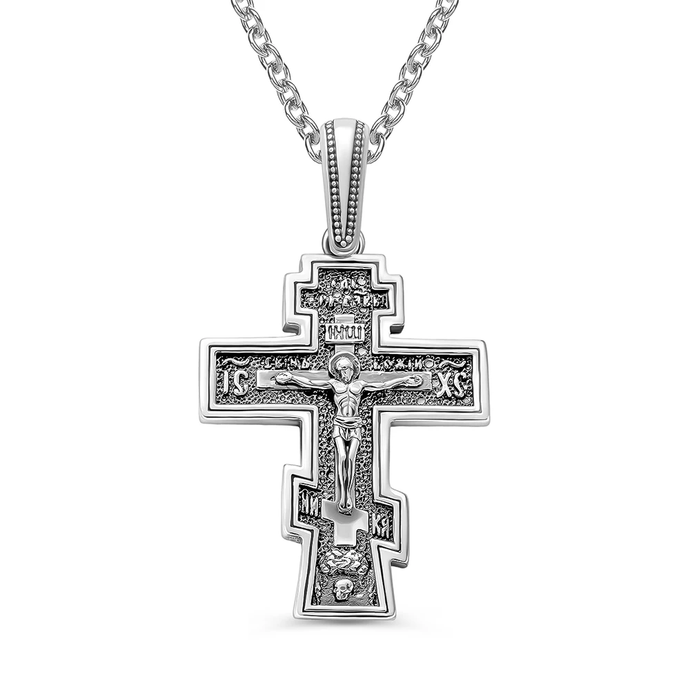 Крестик из серебра 925 пробы