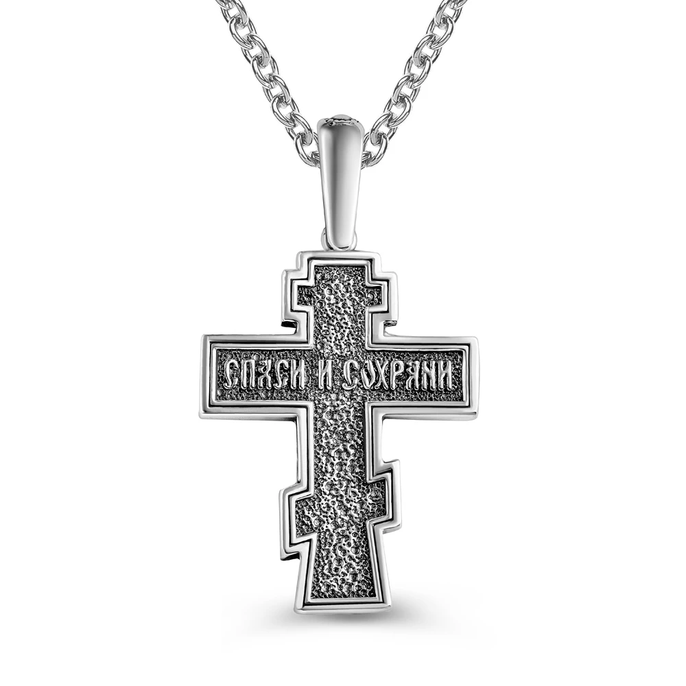 Крестик из серебра 925 пробы