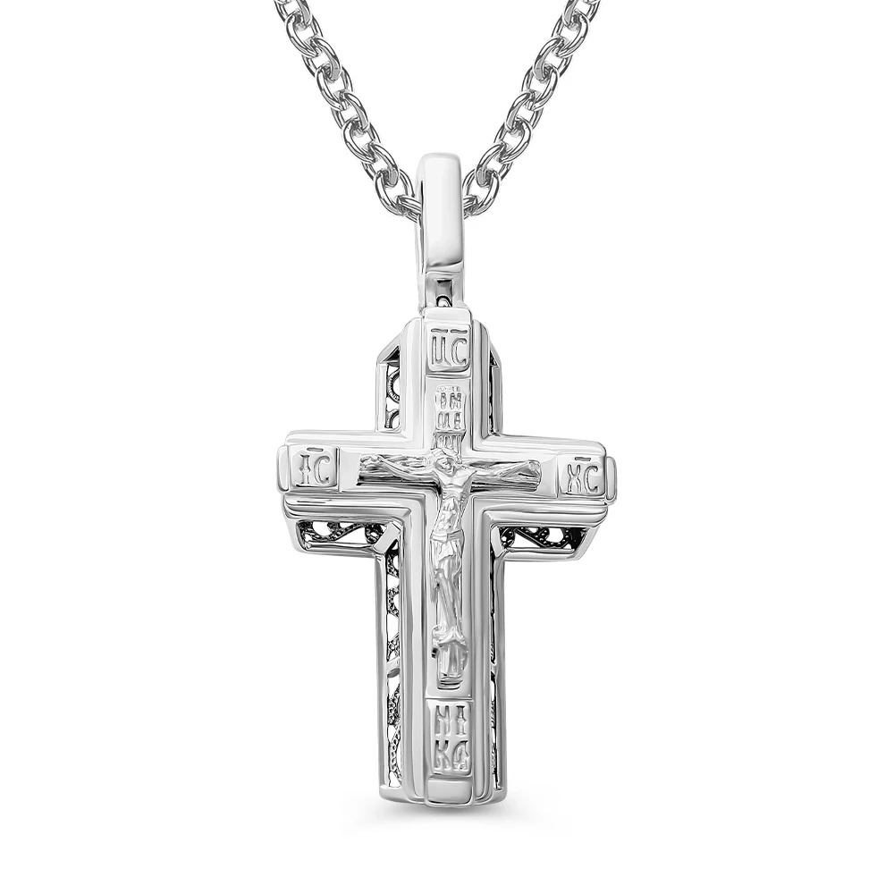 Крестик из серебра 925 пробы