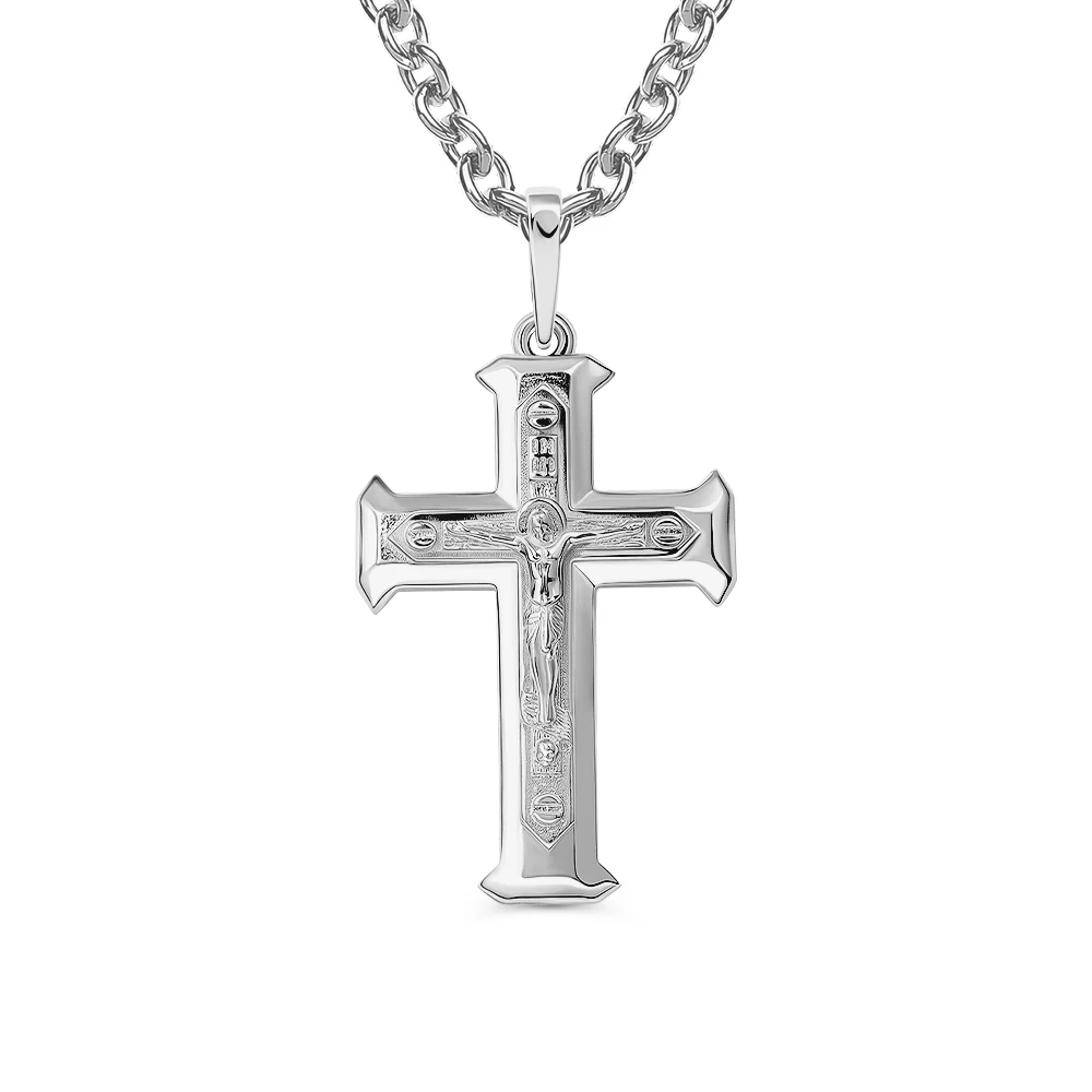Крестик из серебра 925 пробы