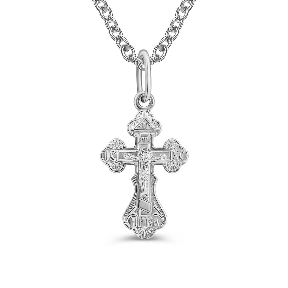 Крестик из серебра 925 пробы