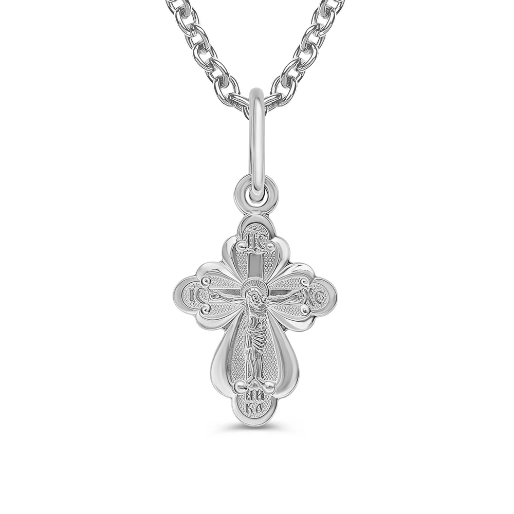 Крестик из серебра 925 пробы
