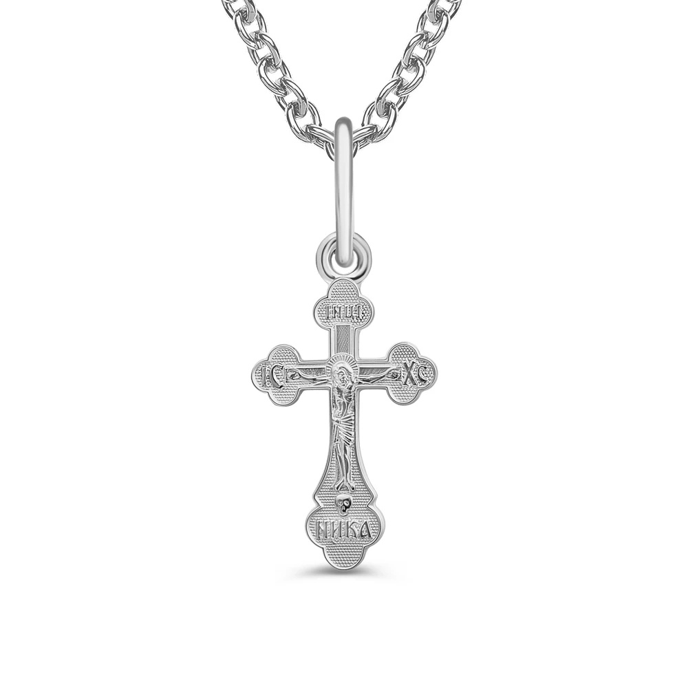 Крестик из серебра 925 пробы