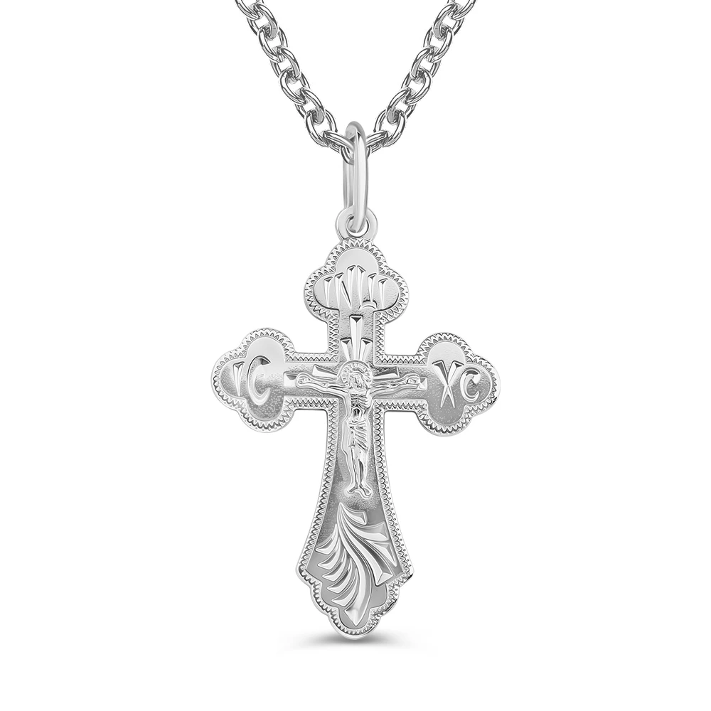Крестик из серебра 925 пробы