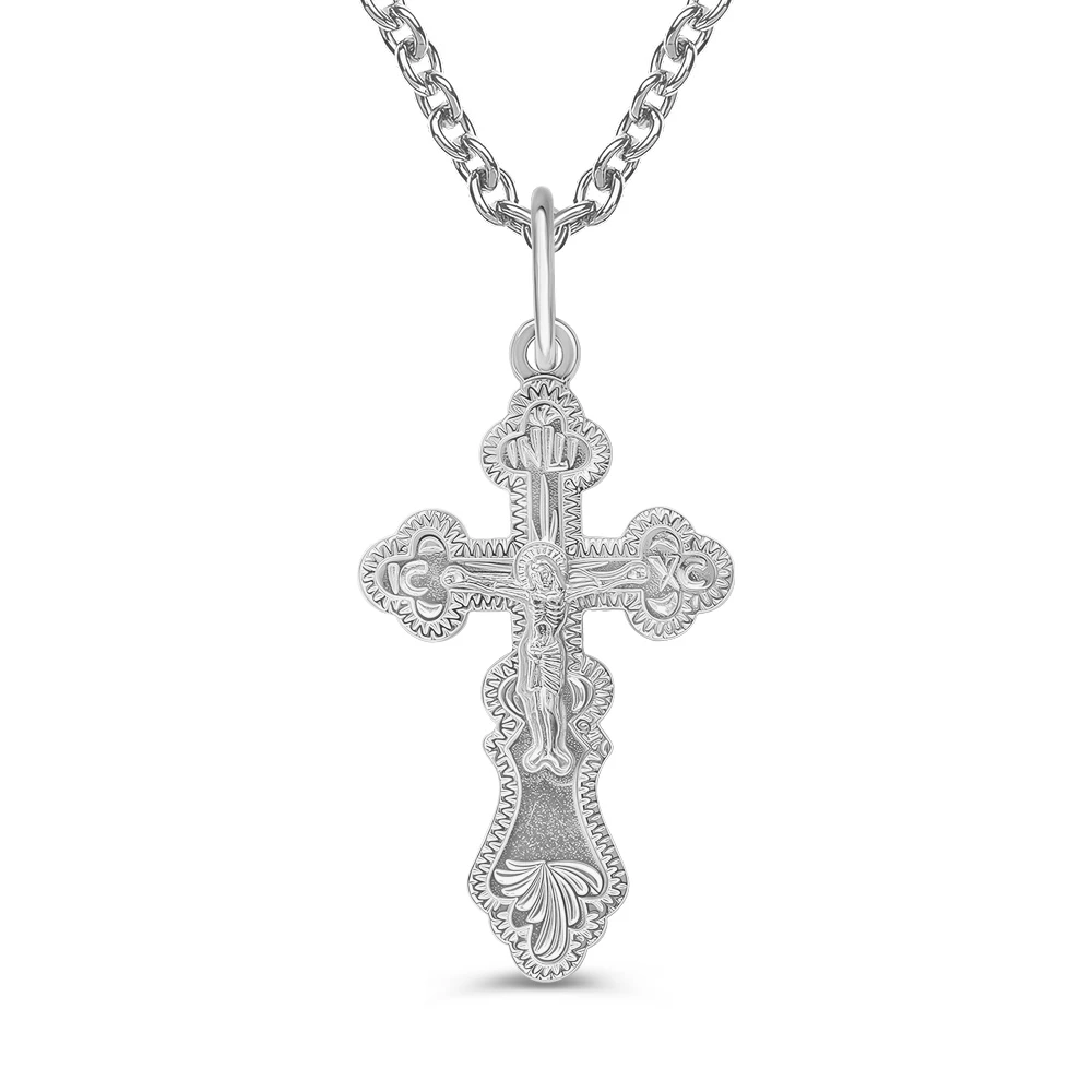 Крестик из серебра 925 пробы