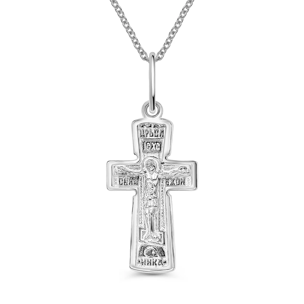 Крестик из серебра 925 пробы
