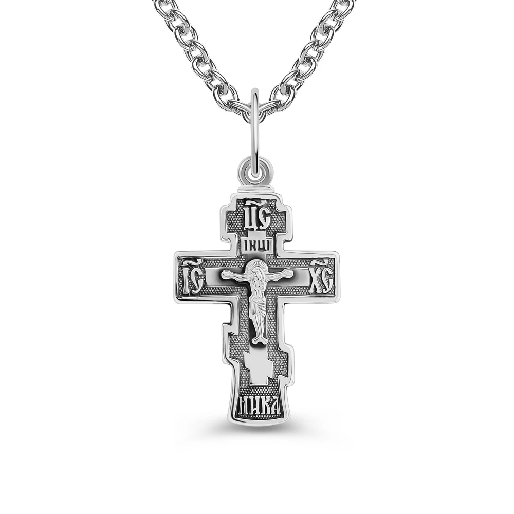 Крестик из серебра 925 пробы 2