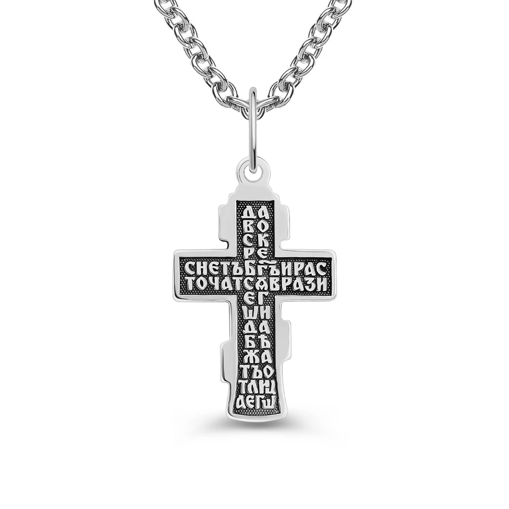 Крестик из серебра 925 пробы 3