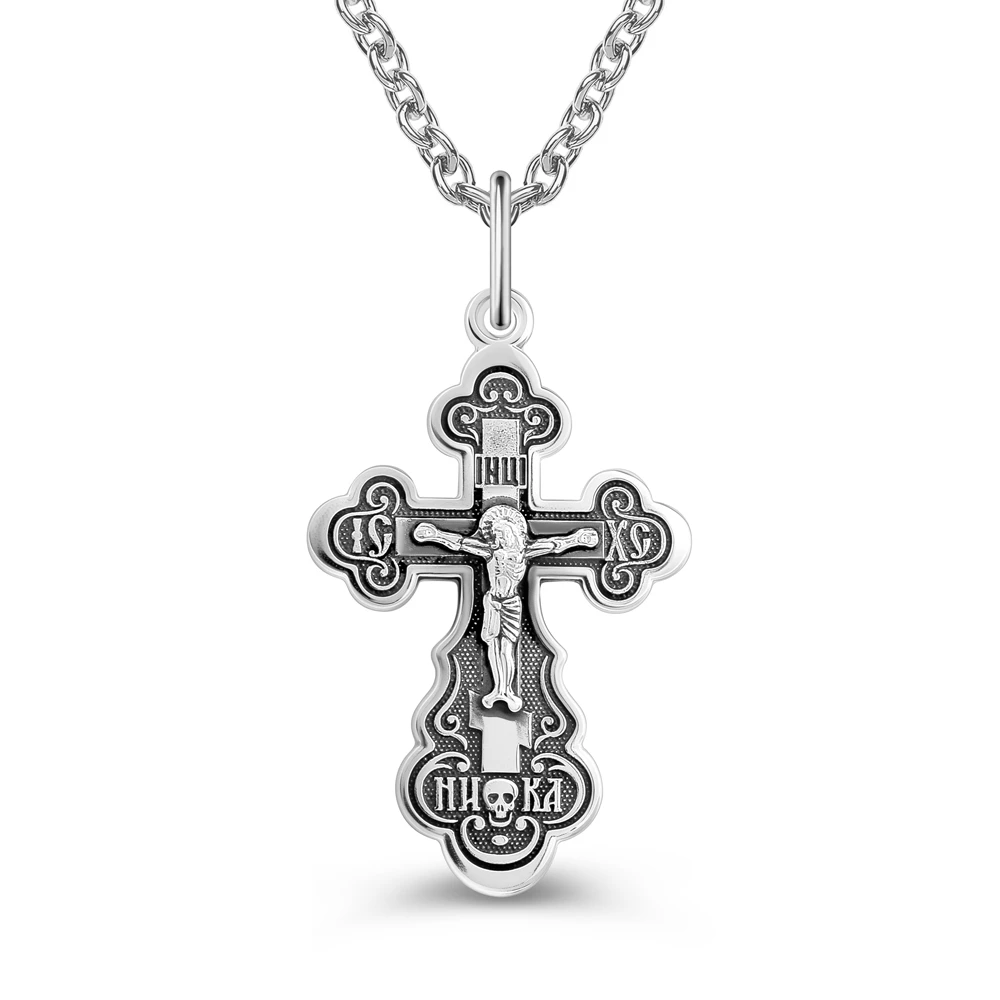 Крестик из серебра 925 пробы