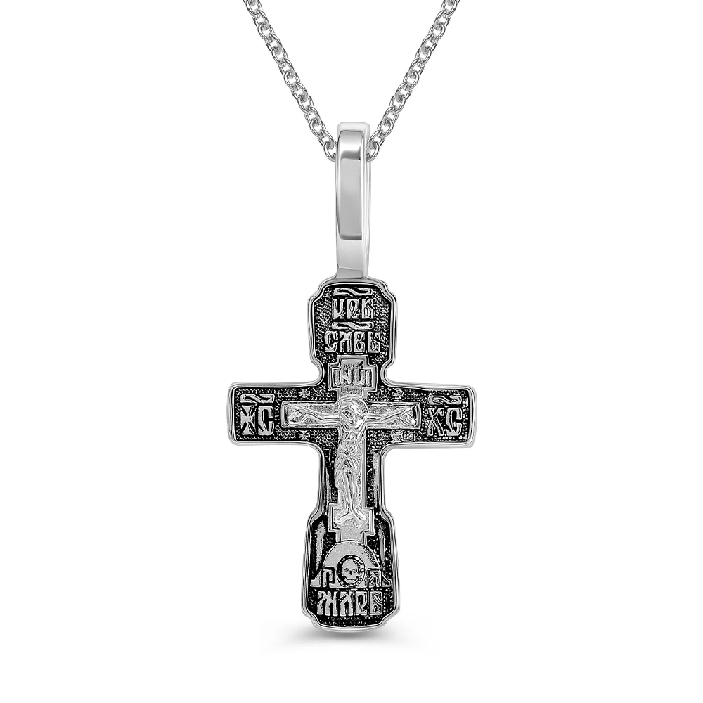 Крестик из серебра 925 пробы
