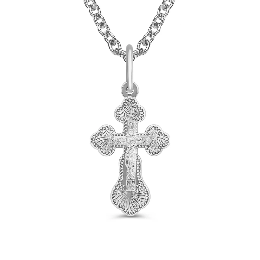 Крестик из серебра 925 пробы