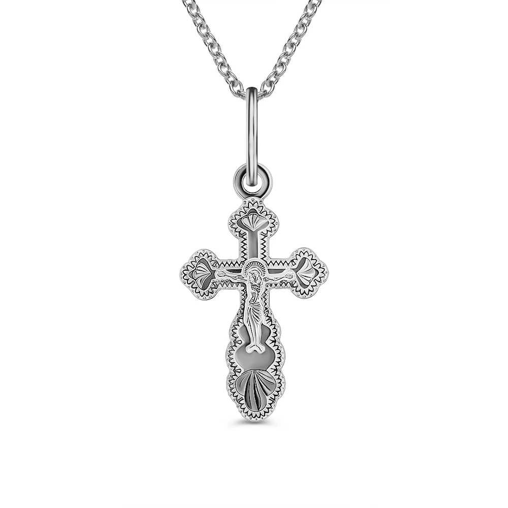 Крестик из серебра 925 пробы