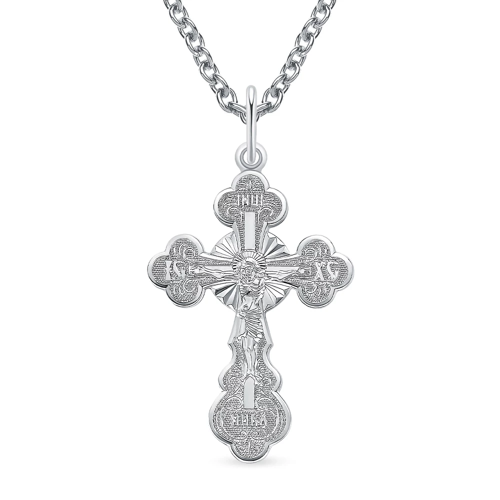 Крестик из серебра 925 пробы