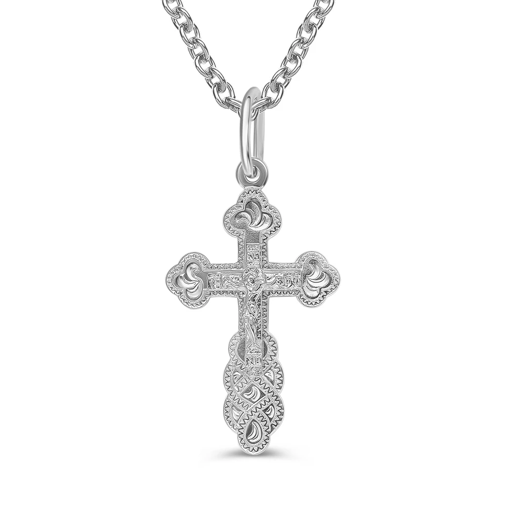 Крестик из серебра 925 пробы