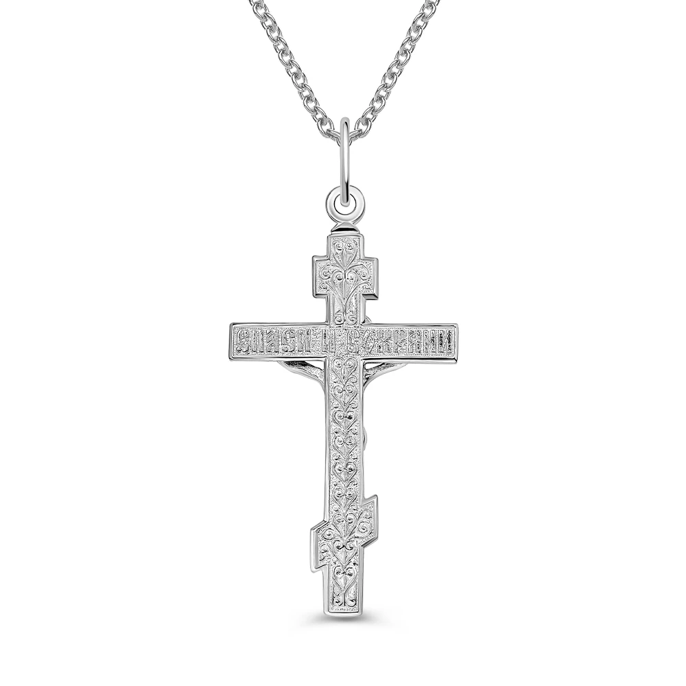 Крестик из серебра 925 пробы