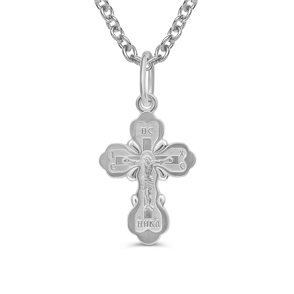 Крестик из серебра 925 пробы