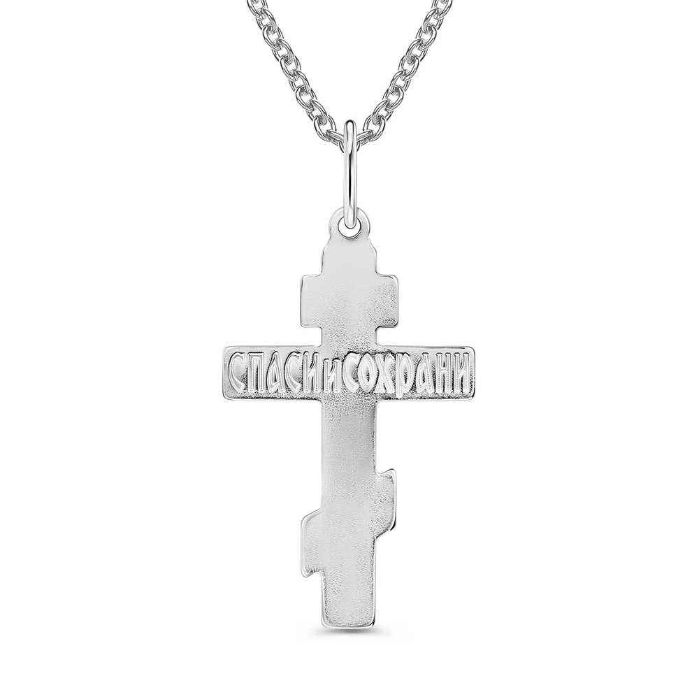 Крестик из серебра 925 пробы