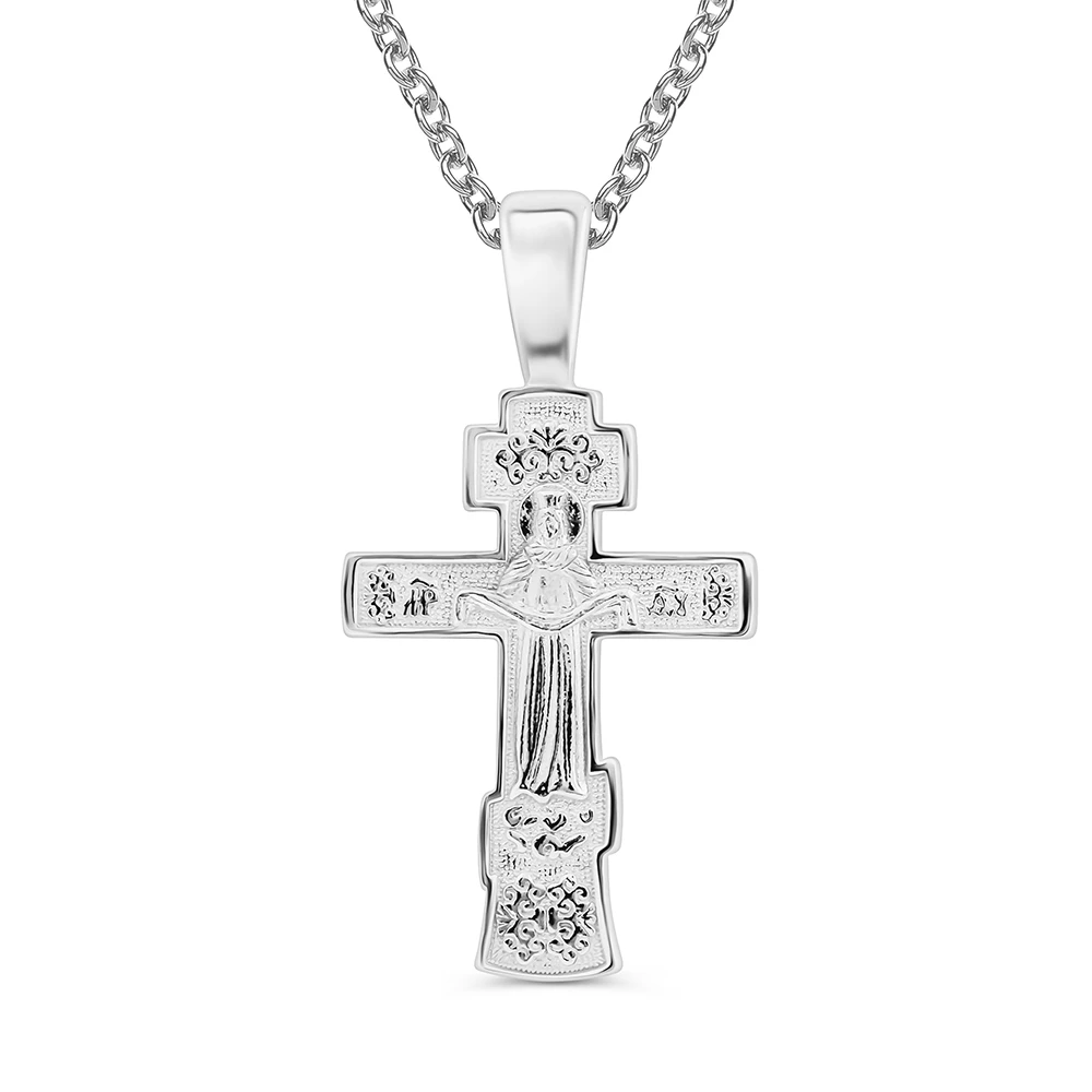 Крестик из серебра 925 пробы