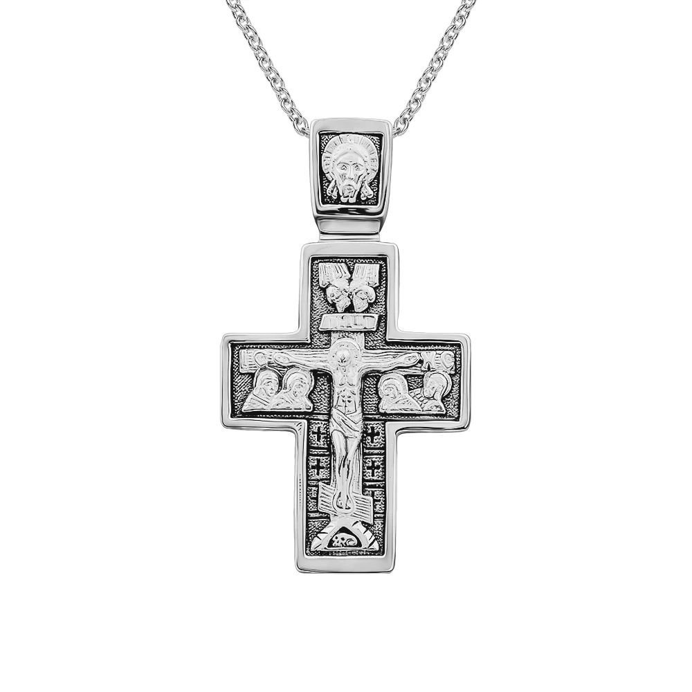 Крестик из серебра 925 пробы