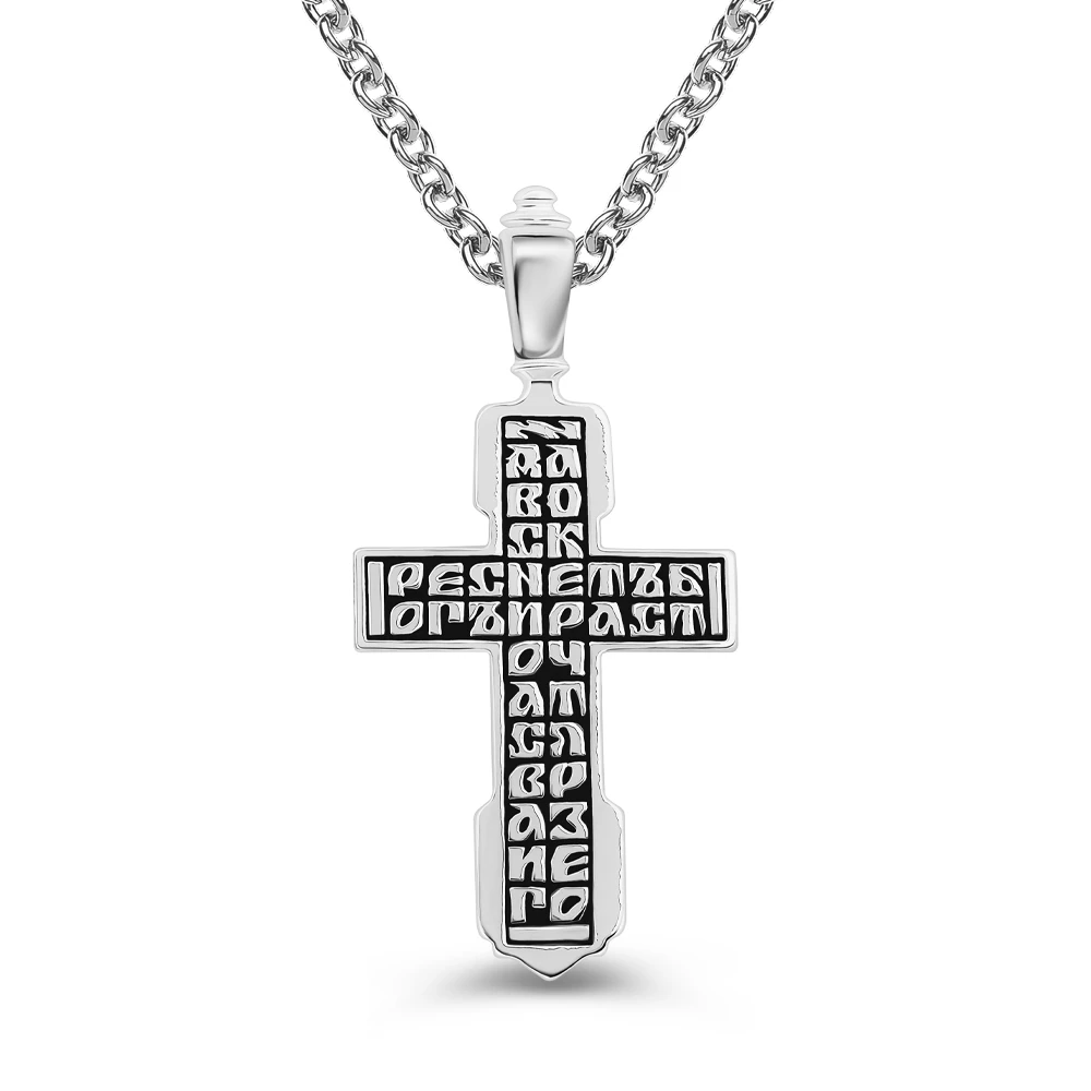 Крестик из серебра 925 пробы