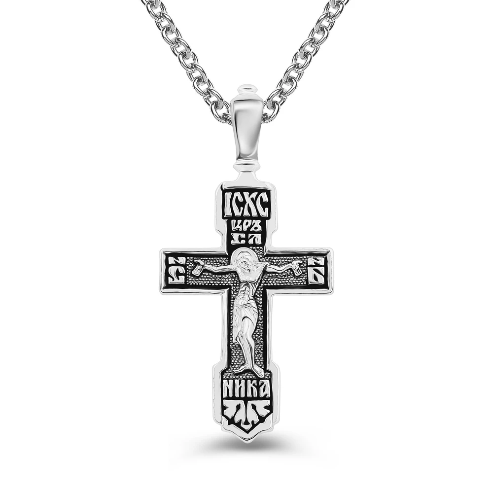 Крестик из серебра 925 пробы