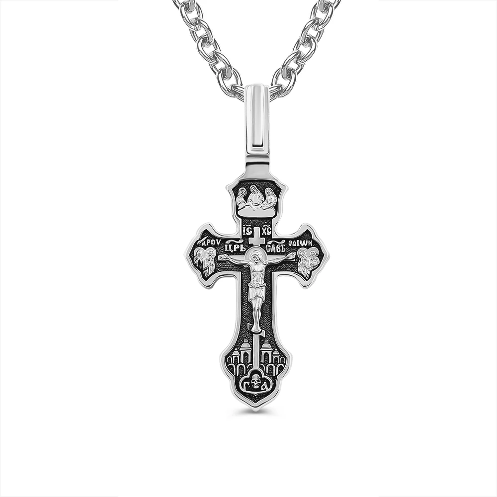 Крестик из серебра 925 пробы