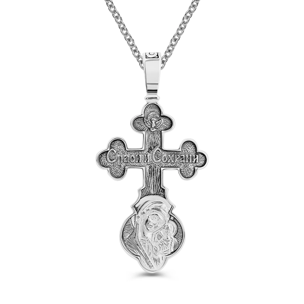 Крестик из серебра 925 пробы