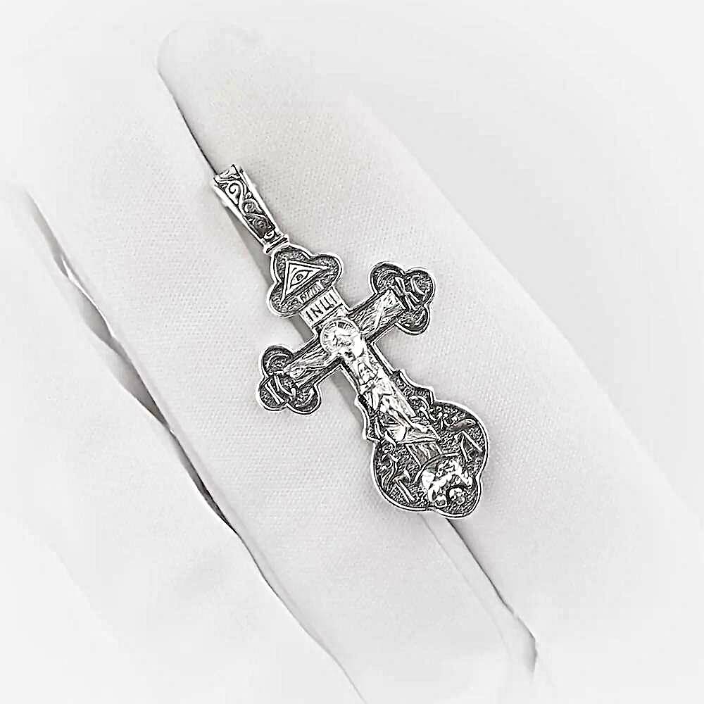 Крестик из серебра 925 пробы 1