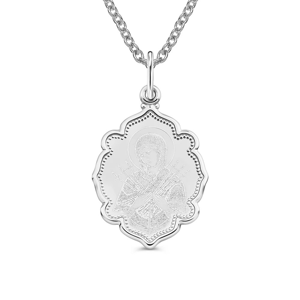 Икона Семистрельная из серебра 925 пробы