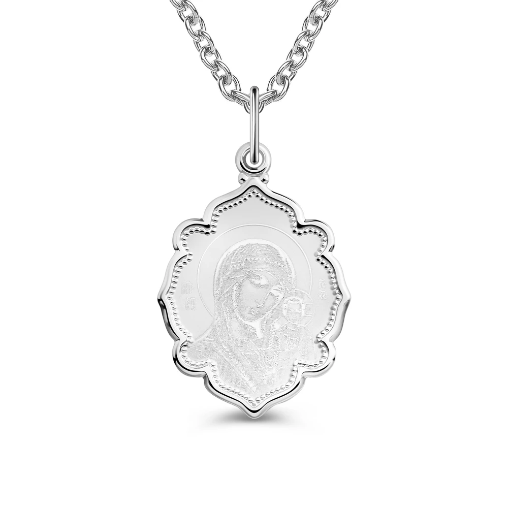 Икона Казанская из серебра 925 пробы