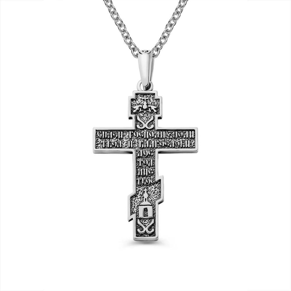 Крестик из серебра 925 пробы