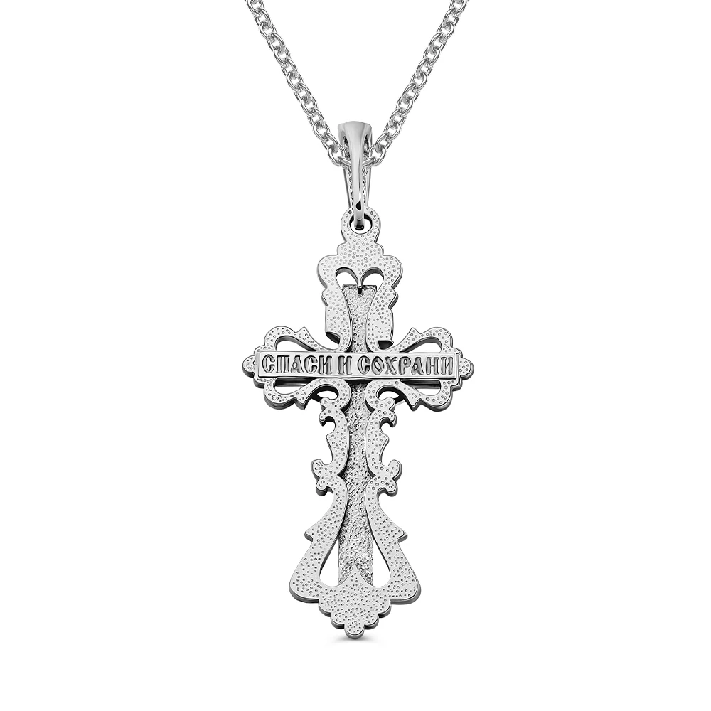 Крестик из серебра 925 пробы