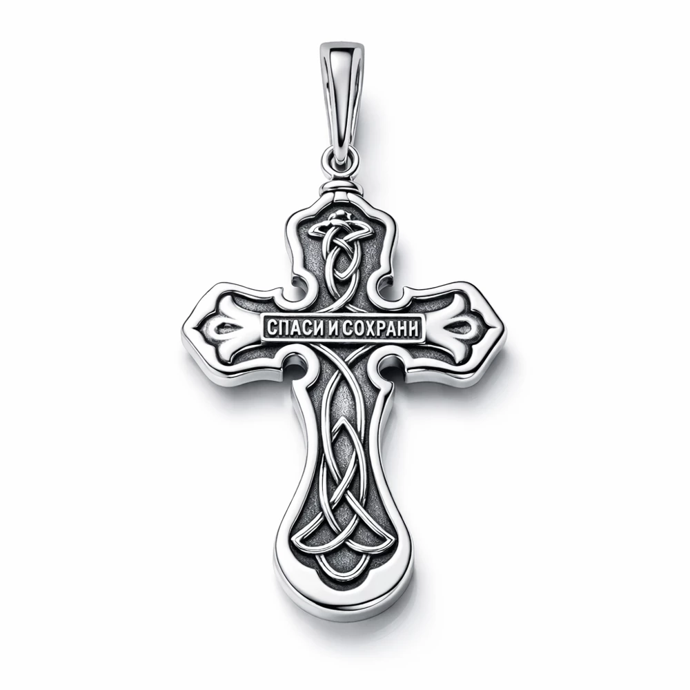 Крестик из серебра 925 пробы